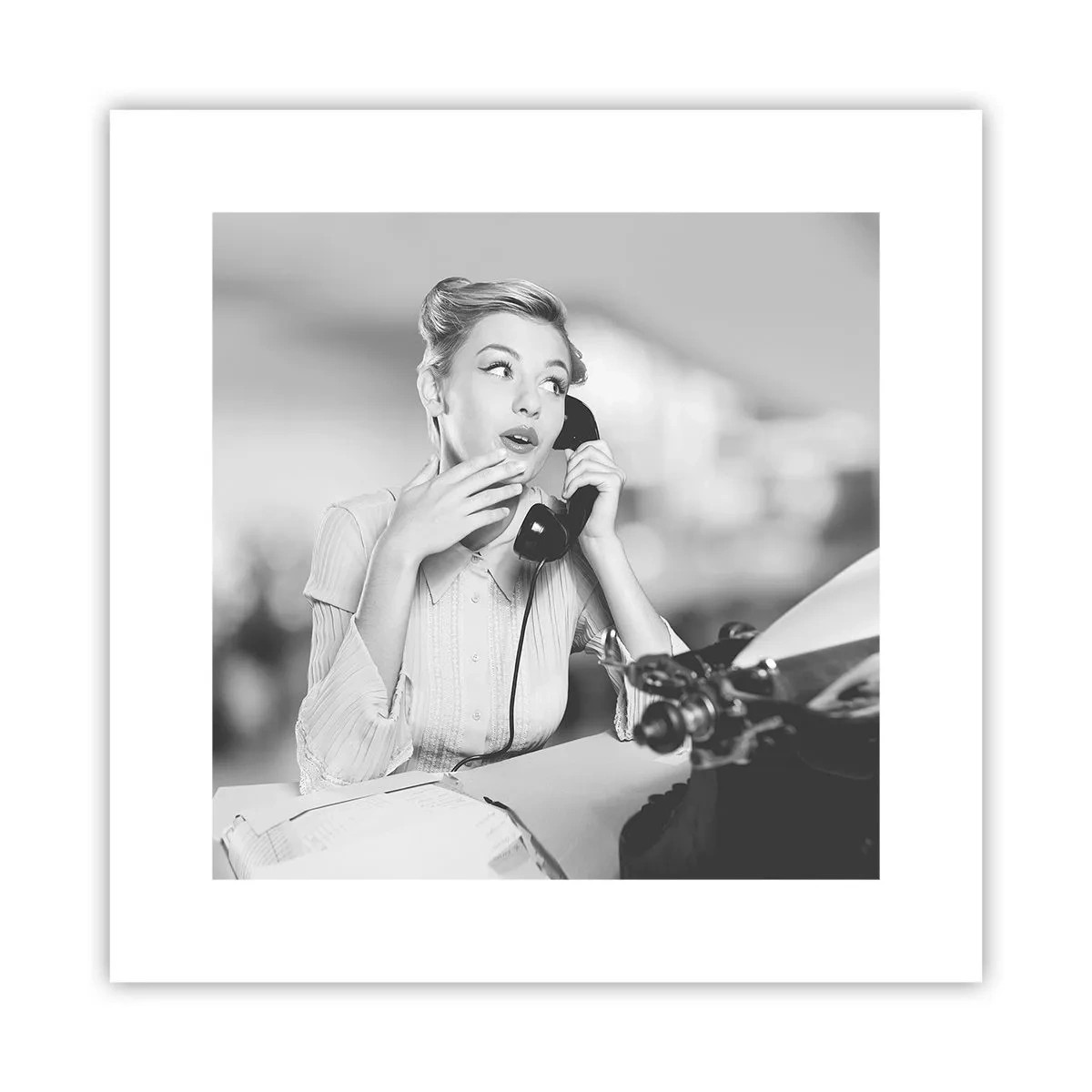 Poster - Bună ziua, suntem în anii '50. - 30x30 cm