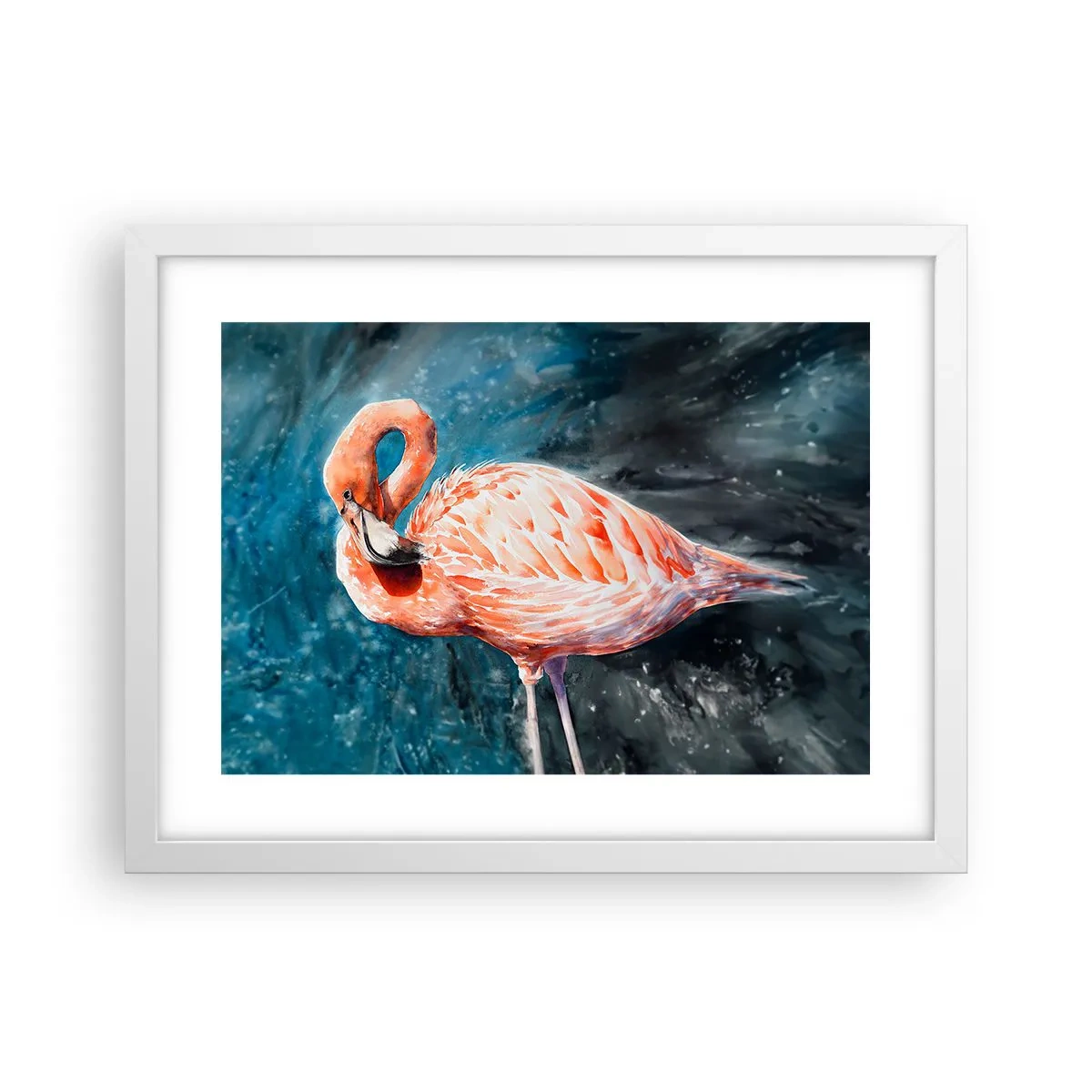 Poster în ramă albă - Decorativ prin natură - 40x30 cm