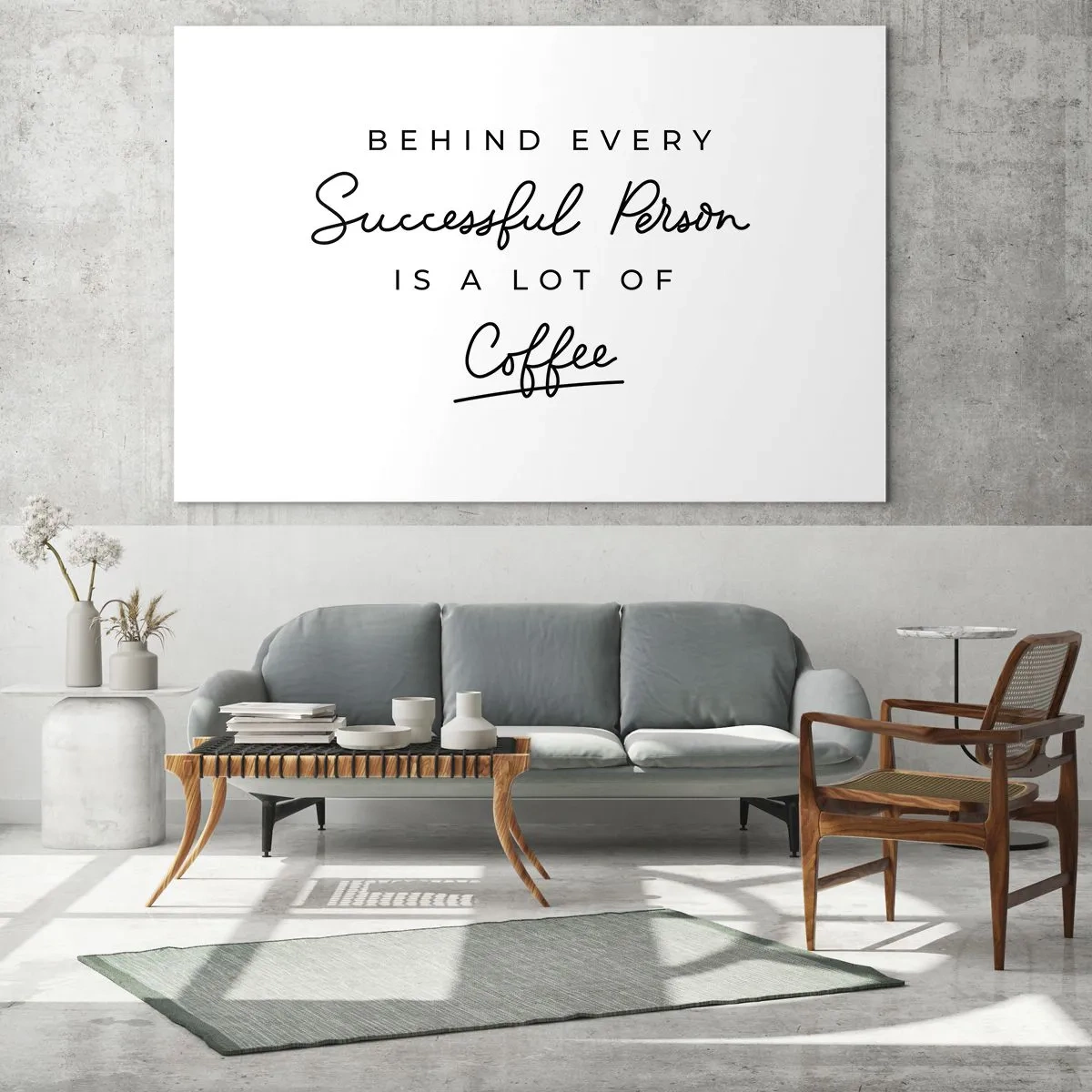 Tablou pe sticlă - Secretul succesului - 100x70 cm