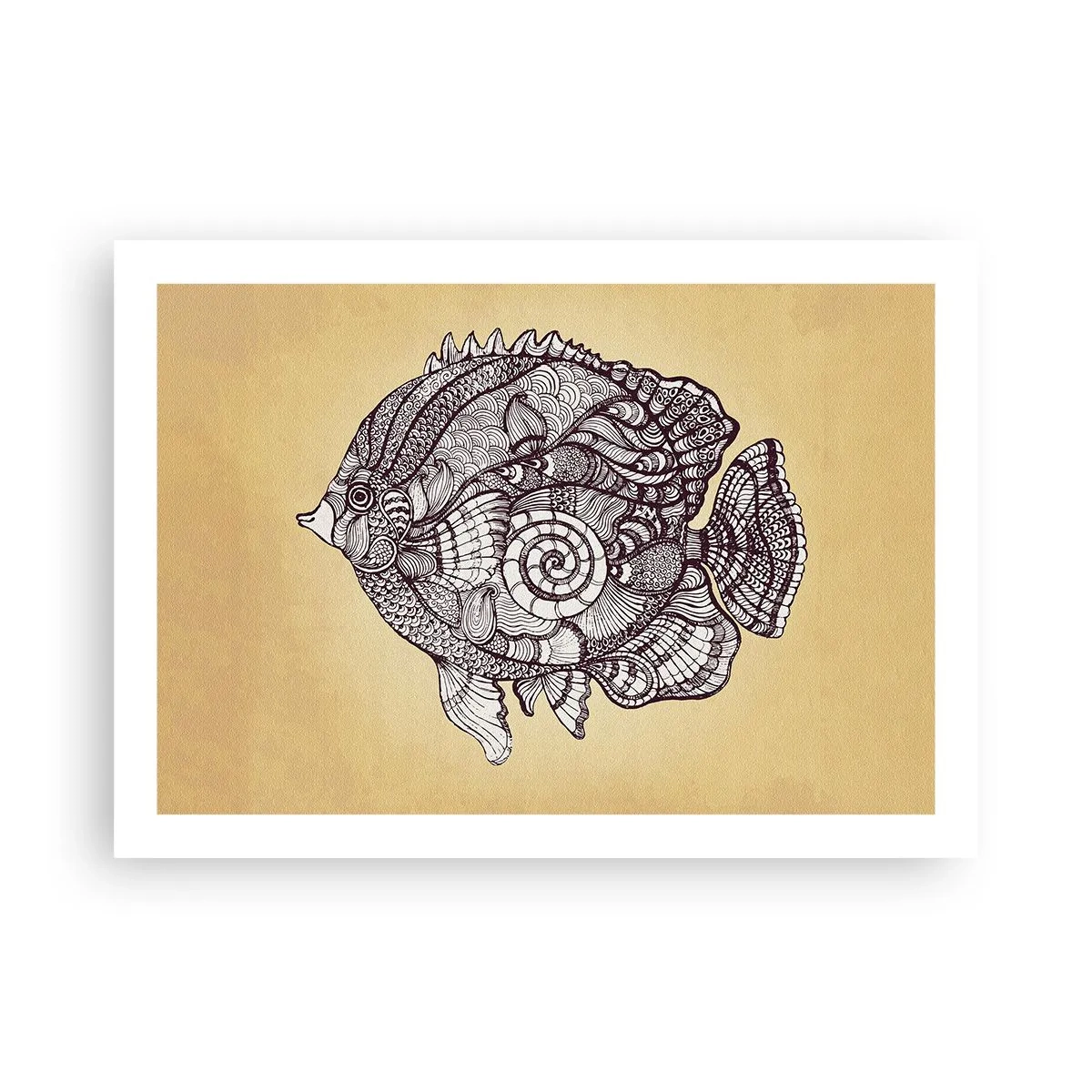 Poster - Dintr-un ocean de ornamente - 70x50 cm