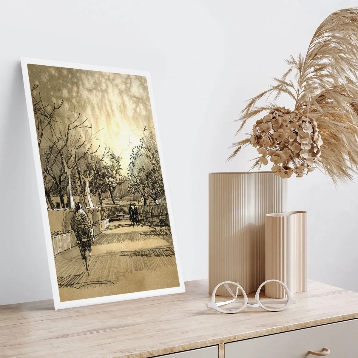 Poster - Un moment reținut cu pene - 50x70 cm