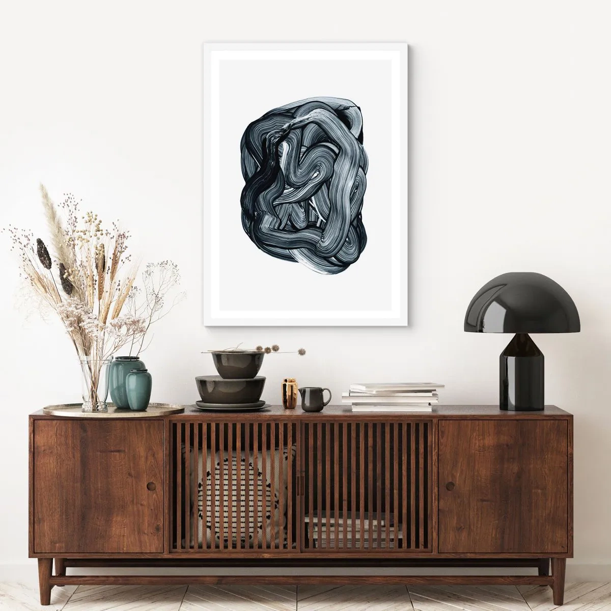 Poster în ramă albă - Nu este atât de simplu - 50x70 cm