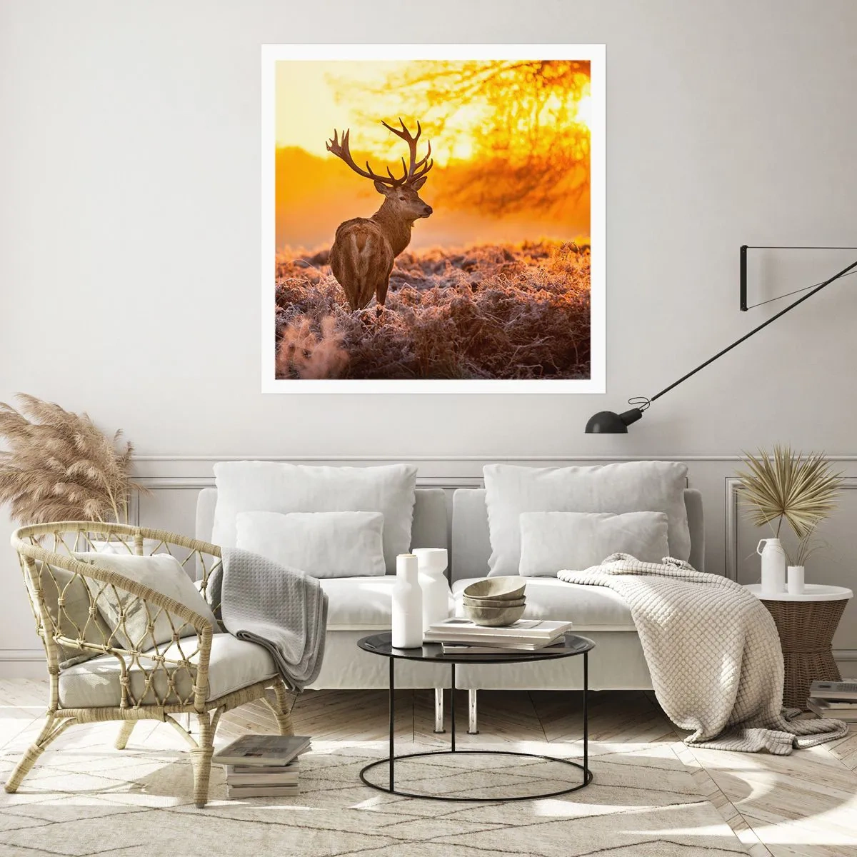 Poster - Regele pădurii de toamnă - 60x60 cm