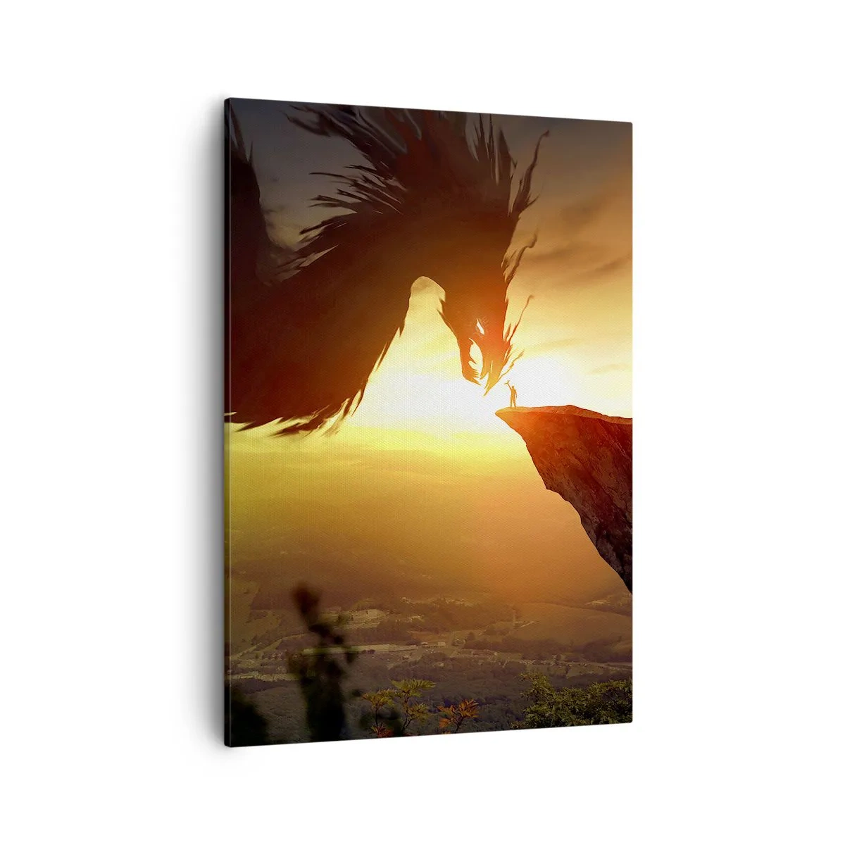 Tablou pe pânză - Vânător de dragoni - 50x70 cm