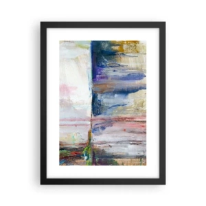 Poster în ramă neagră - Impresii și asociații colorate - 30x40 cm