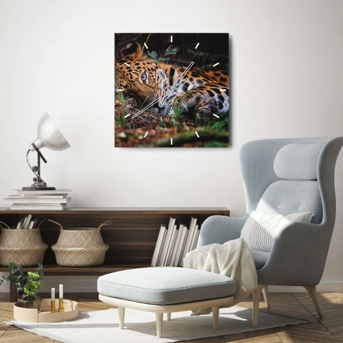 Ceas de perete - Ceas pe sticlă - Să ai încredere în mine - 40x40 cm