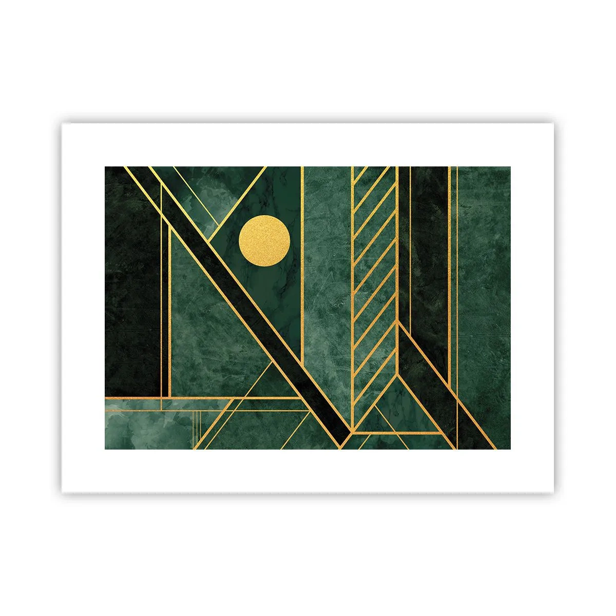 Poster - Dinamica aurului și a azurului - 40x30 cm