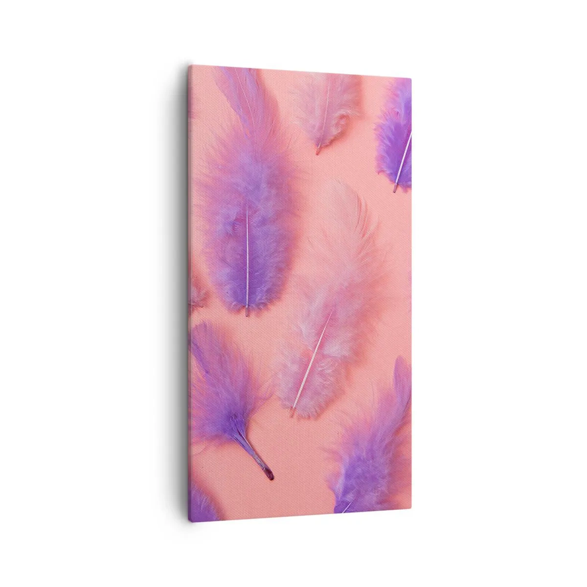 Tablou pe pânză - Pasăre liliac de dorință - 55x100 cm