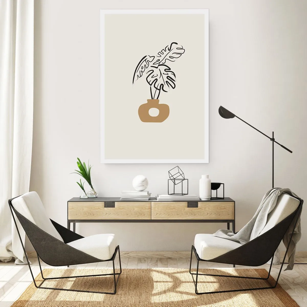 Poster - Monstera - decorarea casei - 50x70 cm