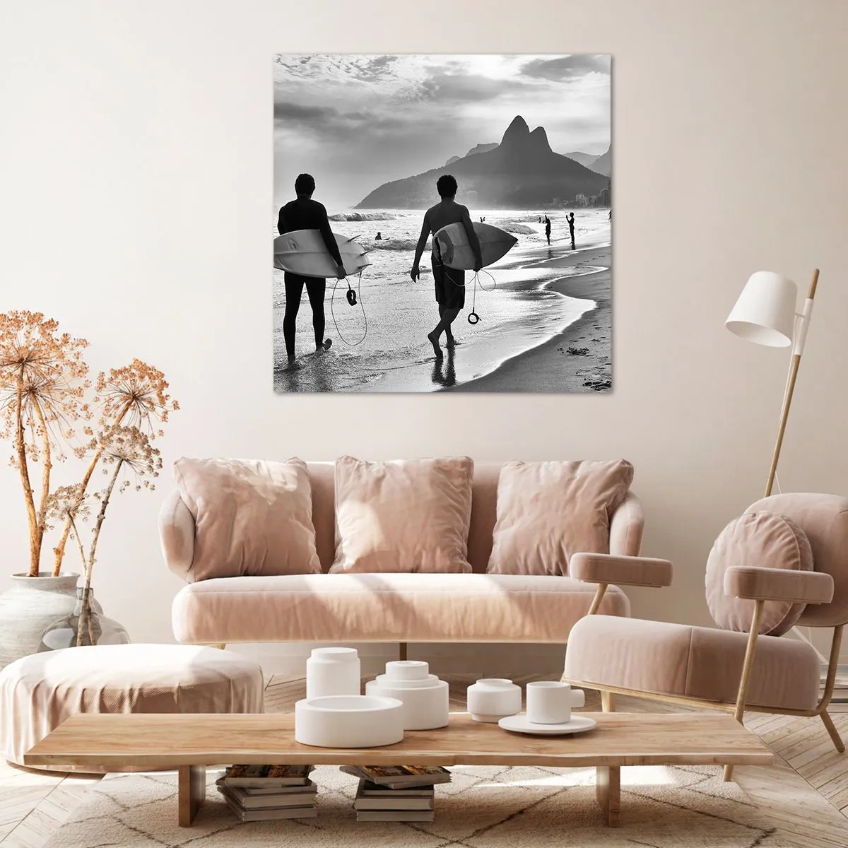 Tablou pe pânză - Samba pentru un val - 30x30 cm
