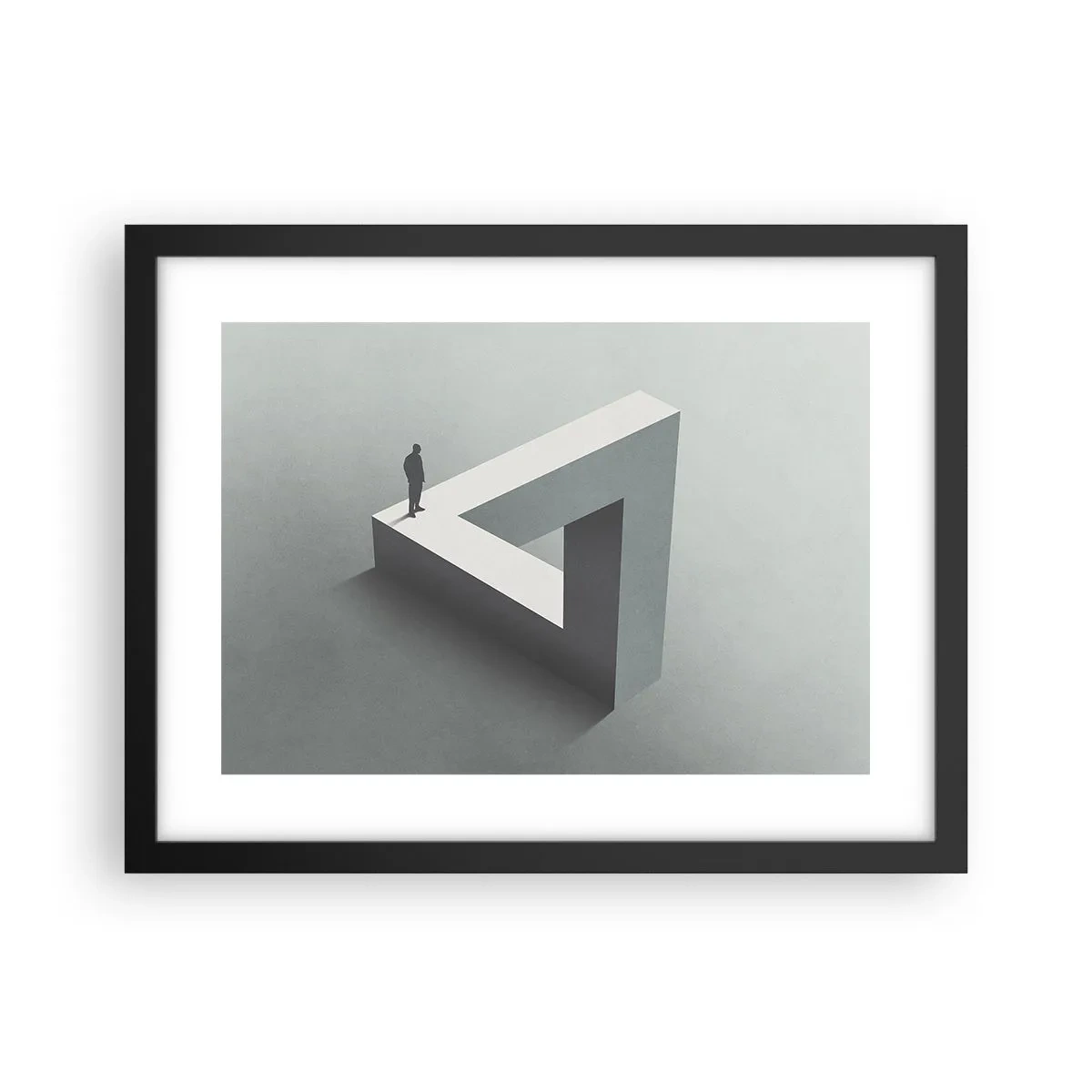 Poster în ramă neagră - Și totuși este posibil - 40x30 cm