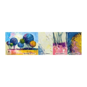 Mostră tapet Premium Canvas - Sfera - forma unui ideal - Abstracția, Peisaj, Grafică - 100x30 cm