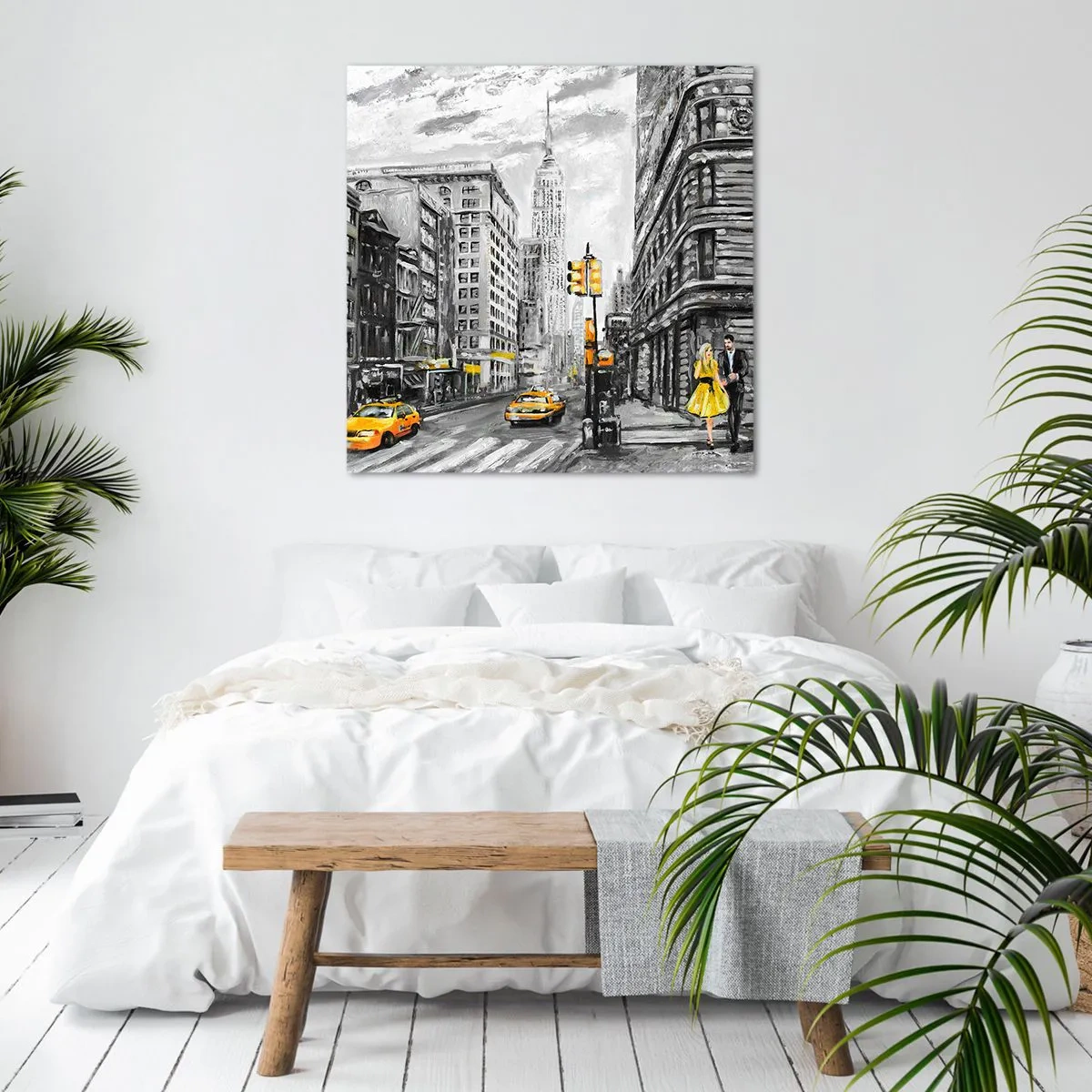 Tablou pe pânză - O poveste din New York - 60x60 cm