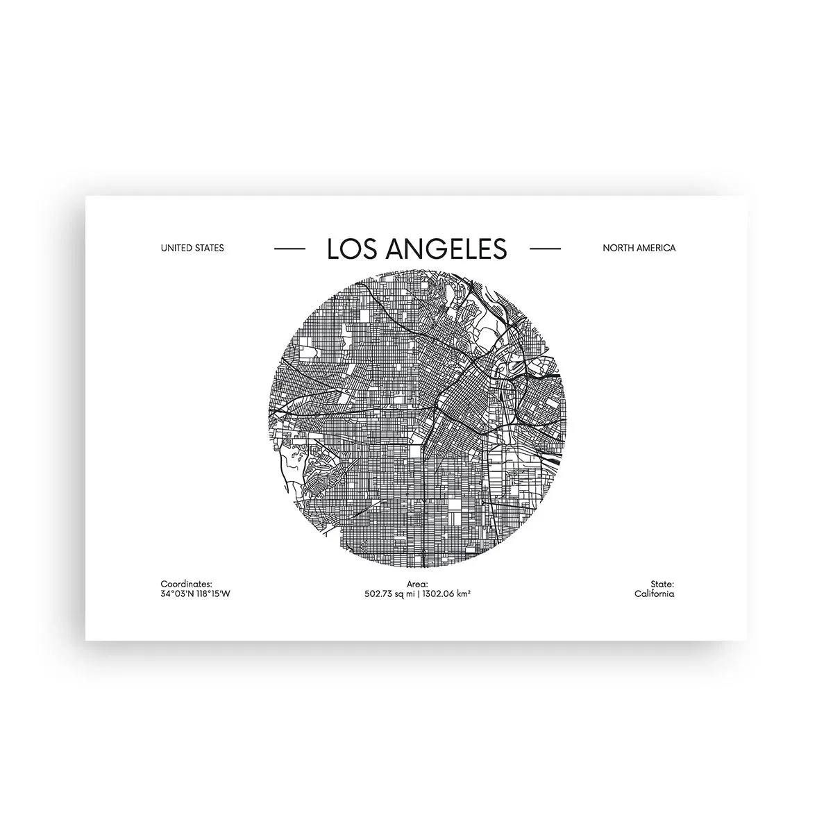 Poster - Anatomia Los Angeles - 91x61 cm