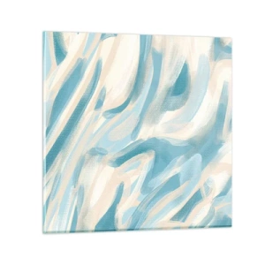 Tablou pe sticlă - Brize de primăvară - 30x30 cm