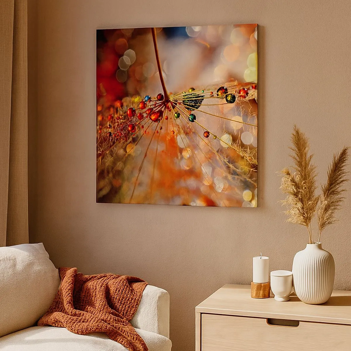 Tablou pe pânză - Înfipt pe pânza de păianjen - 30x30 cm