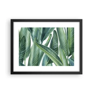 Poster în ramă neagră - Verdeața în sine - 40x30 cm