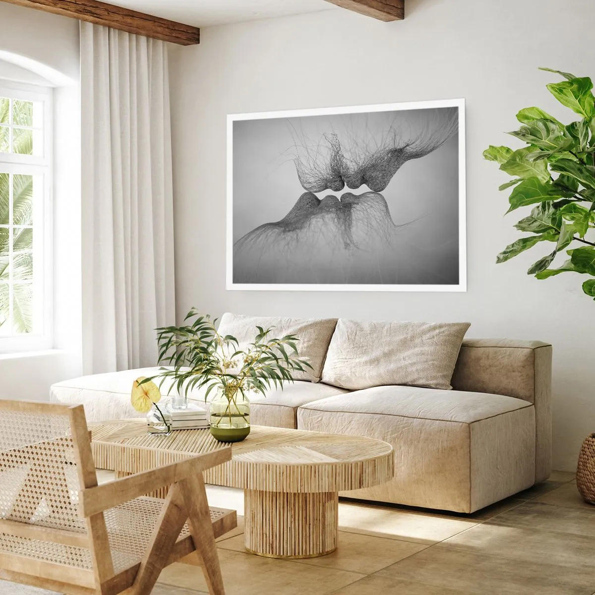 Poster - Sărutul vântului - 100x70 cm