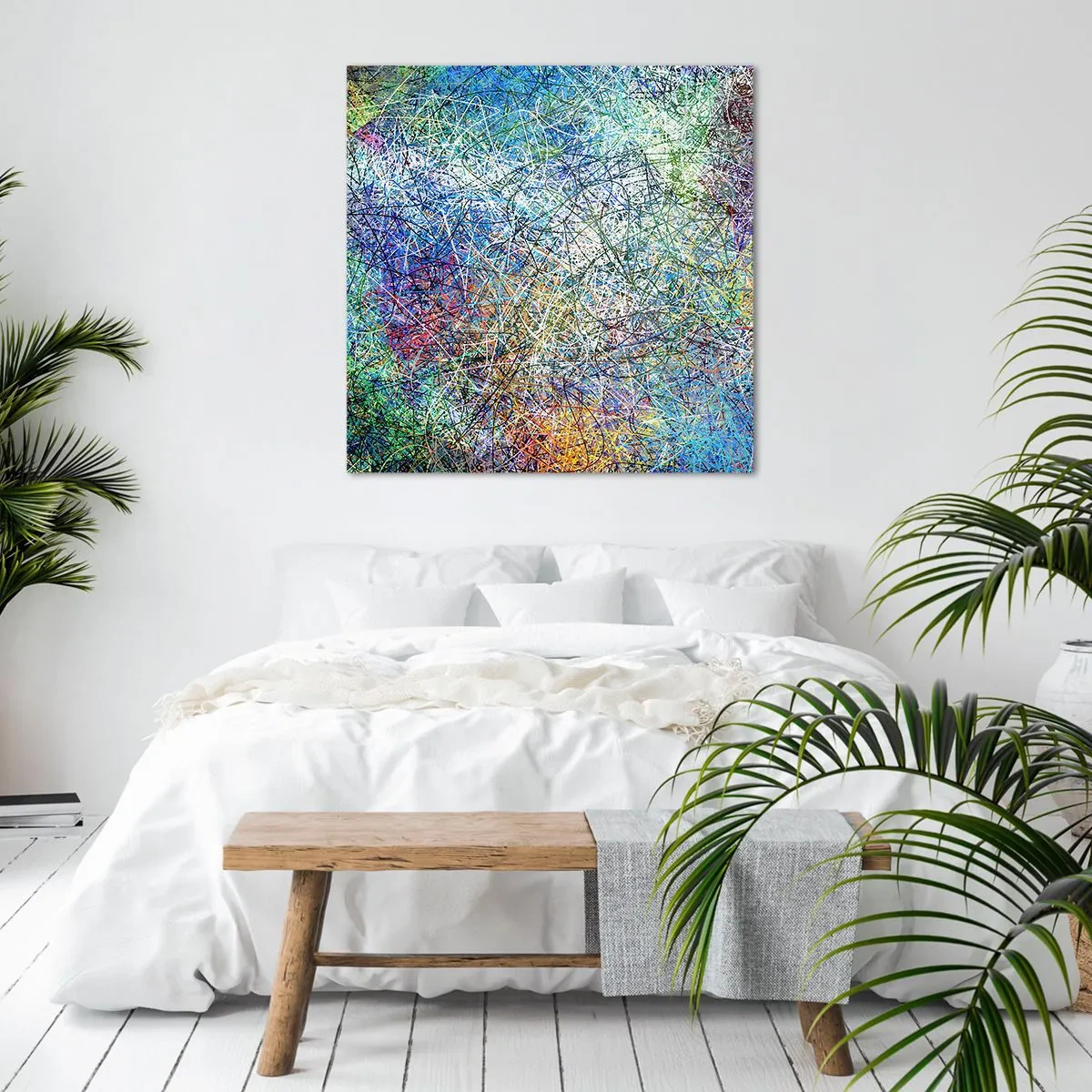 Tablou pe pânză - Nu este atât de simplu - 40x40 cm