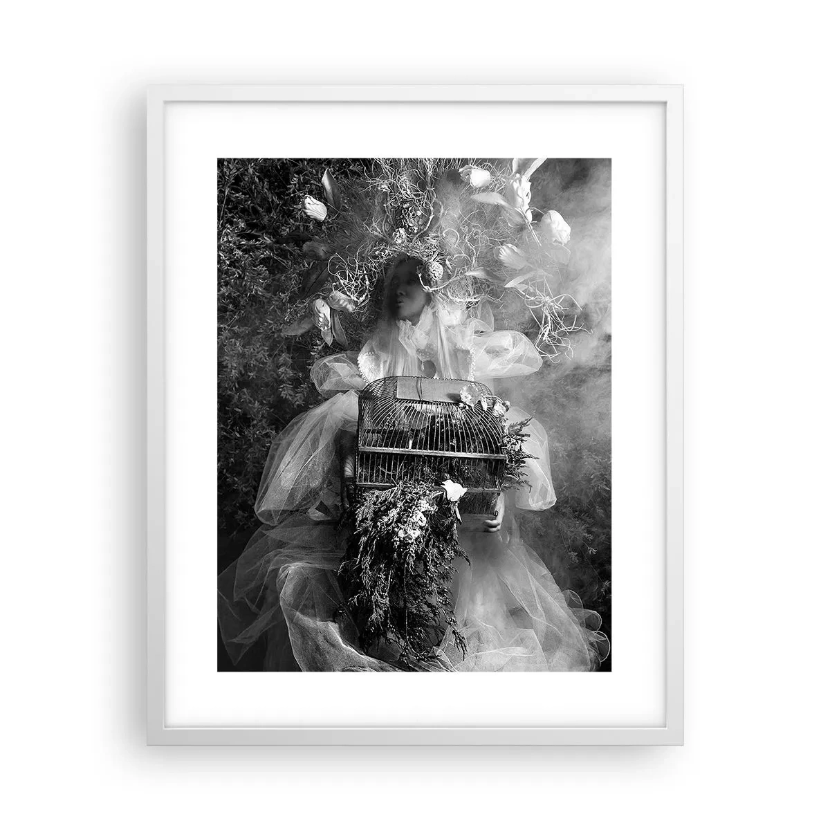 Poster în ramă albă - Mama însăși - Natura - 40x50 cm