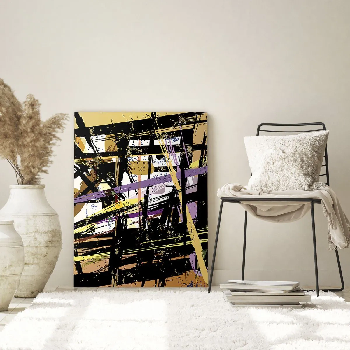 Tablou pe sticlă - Tăietură ascuțită - 70x100 cm