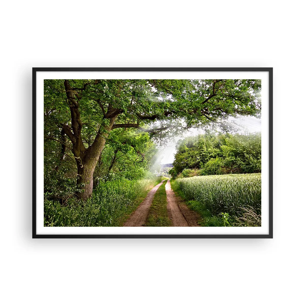 Poster în ramă neagră - Et in Arcadia ego - 100x70 cm