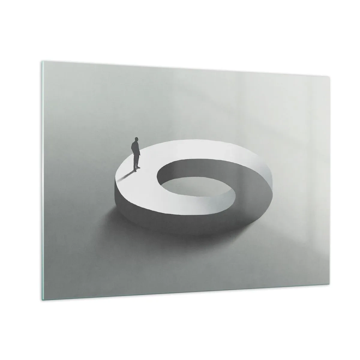 Tablou pe sticlă - Înțelegi ceva? - 100x70 cm