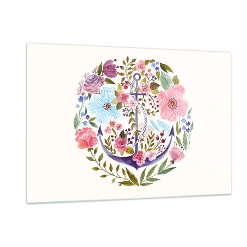 Tablou pe sticlă - Somnul bun al marinarului - 120x80 cm