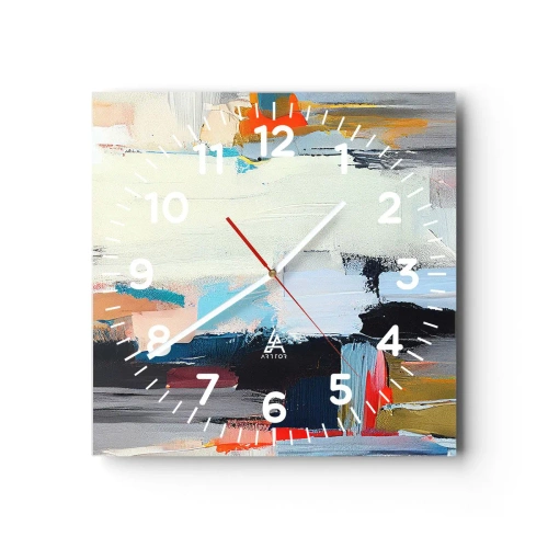 Ceas de perete - Ceas pe sticlă - Există o metodă? - 30x30 cm