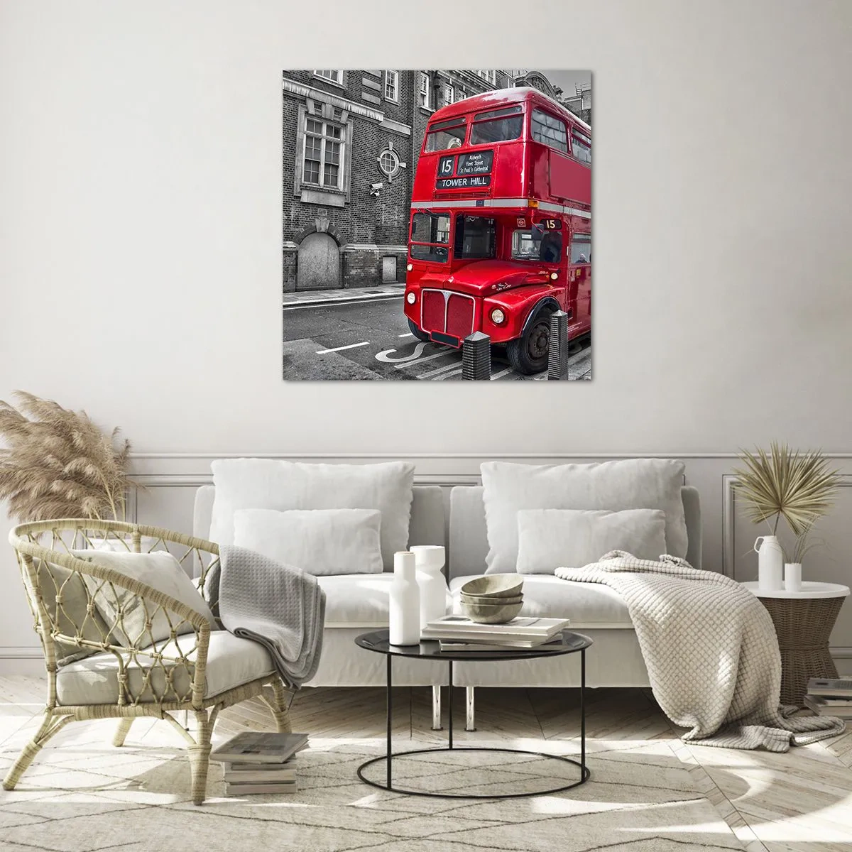 Tablou pe sticlă - Întotdeauna la fel - 30x30 cm