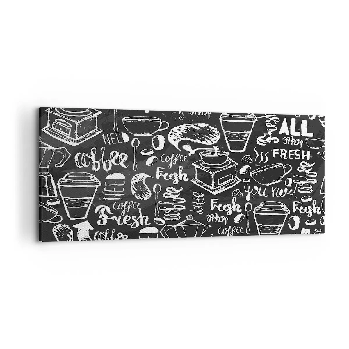 Tablou pe pânză - All you need is… - 120x50 cm