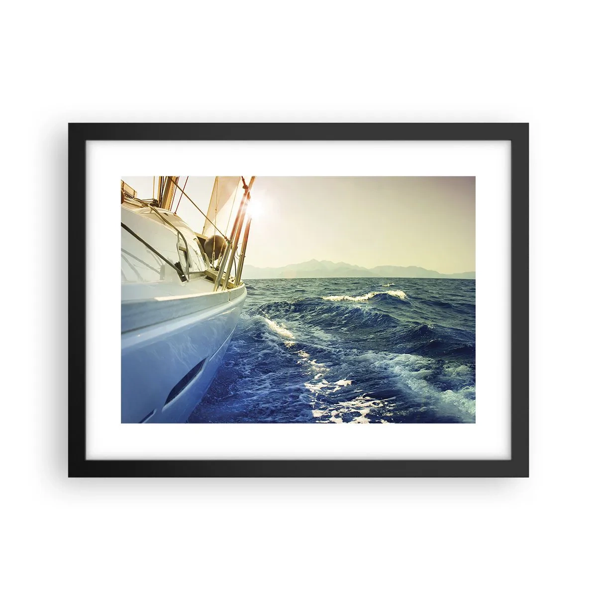 Poster în ramă neagră - După aventură - 40x30 cm