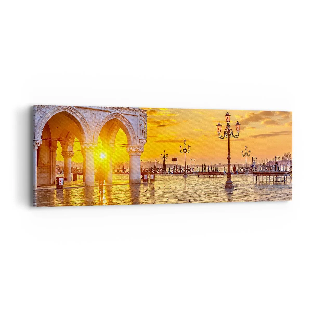 Tablou pe pânză - Unde este toată lumea? - 90x30 cm
