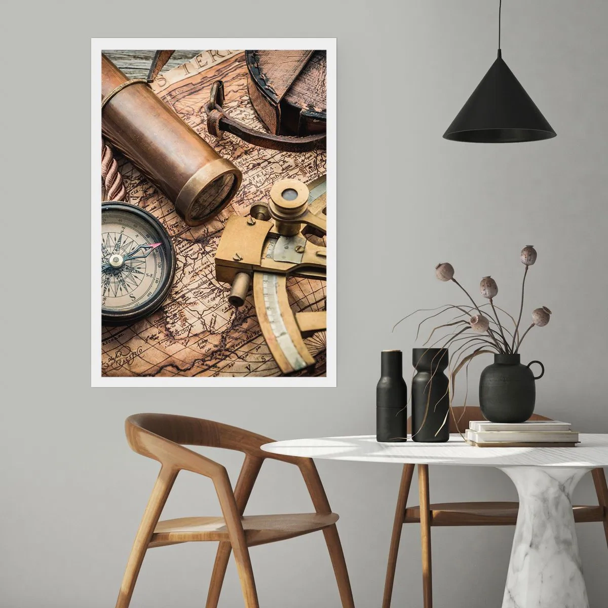 Poster - Stabilește cursul - 70x100 cm