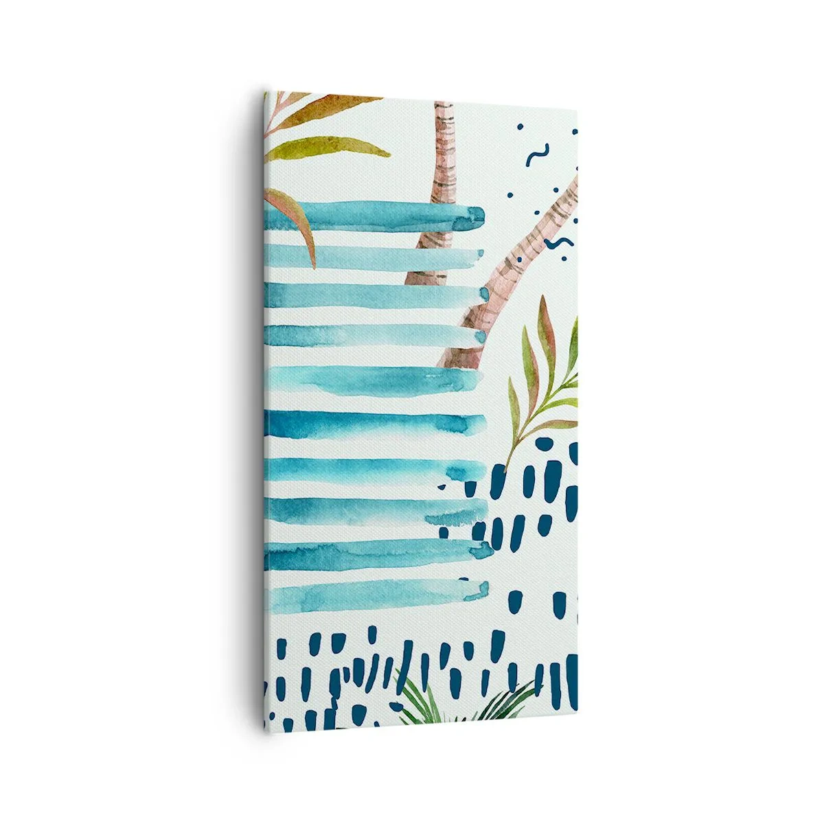 Tablou pe pânză - Vacanță sub palmieri - 55x100 cm