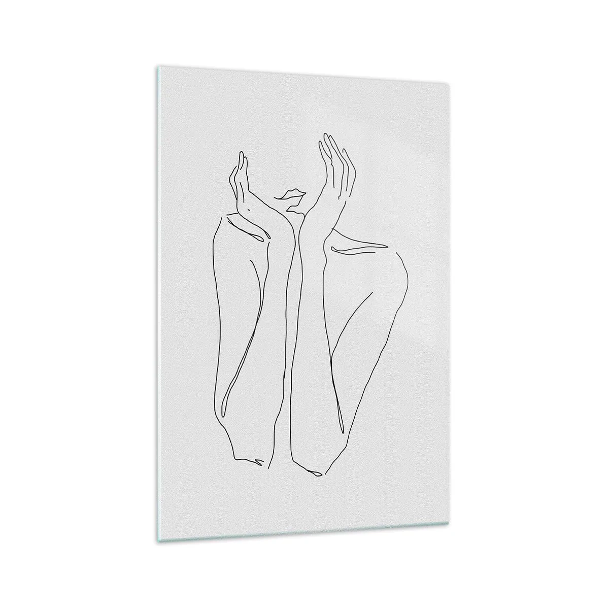 Tablou pe sticlă - La ce visează fetele - 70x100 cm