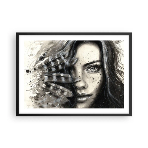 Poster în ramă neagră - Frumusețe sălbatică - 70x50 cm