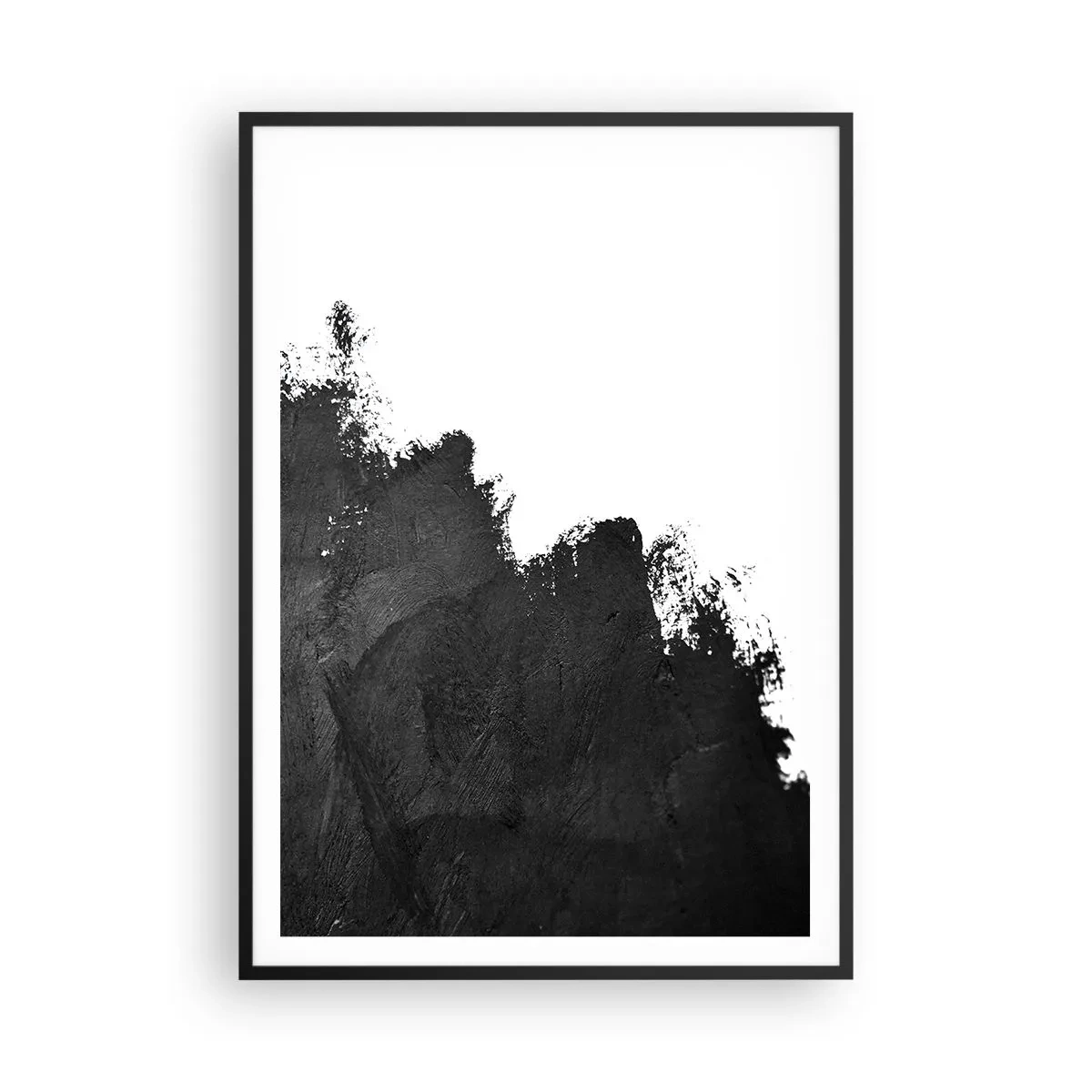 Poster în ramă neagră - Elemente: pământ - 70x100 cm