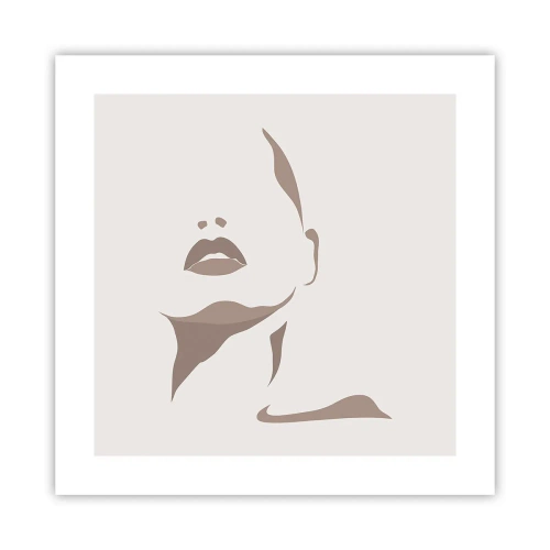 Poster - Creată din lumină și umbră - 40x40 cm