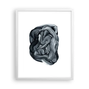 Poster în ramă albă - Nu este atât de simplu - 40x50 cm