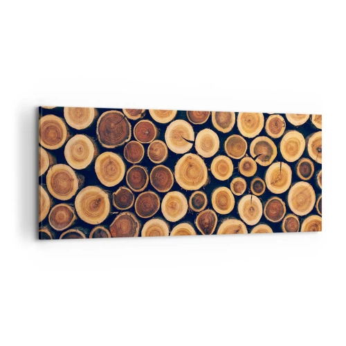 Tablou pe pânză - Cât de bătrân sunt? - 100x40 cm