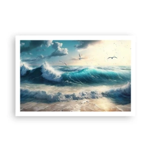 Poster - Sunetul valurilor doar pentru tine - 91x61 cm