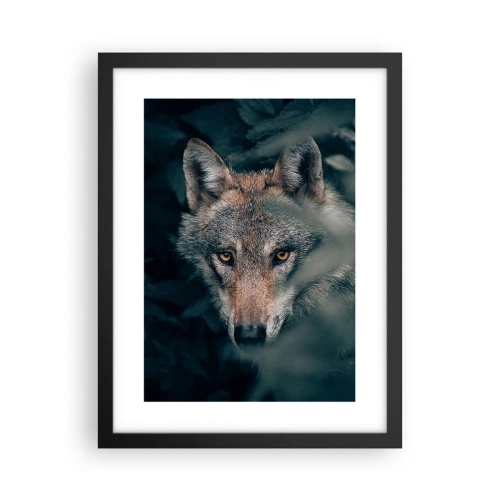 Poster în ramă neagră - Vânător - 30x40 cm