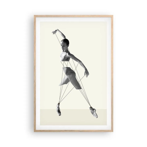 Poster în ramă de stejar deschis - Într-un teatru de lumină - 61x91 cm