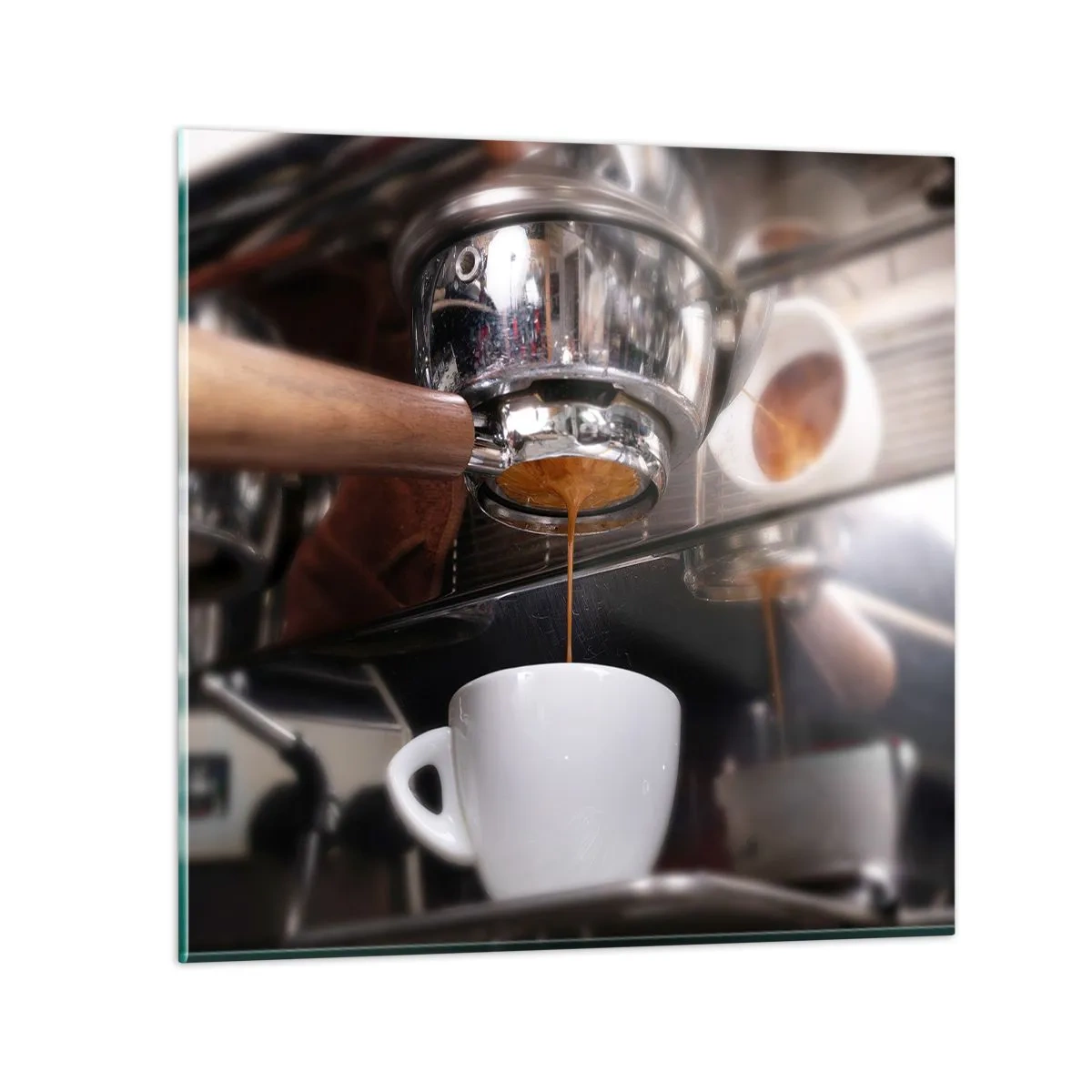 Tablou pe sticlă - Cel mai bun moment al zilei - 70x70 cm