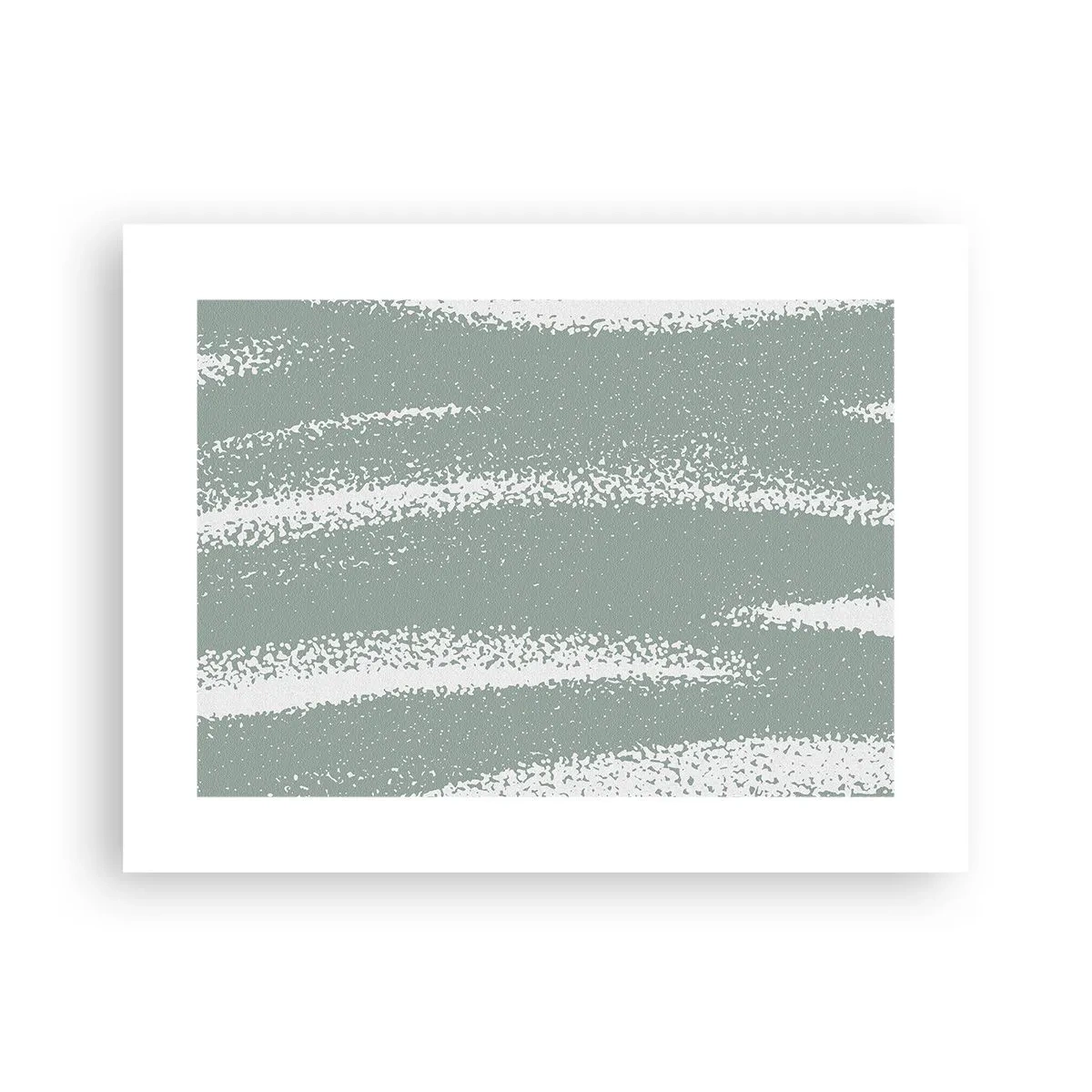 Poster - Abstracție în stil de iarnă - 40x30 cm