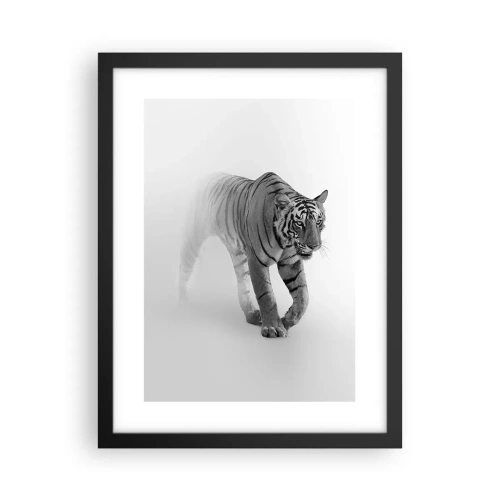 Poster în ramă neagră - De veghe în ceață - 30x40 cm