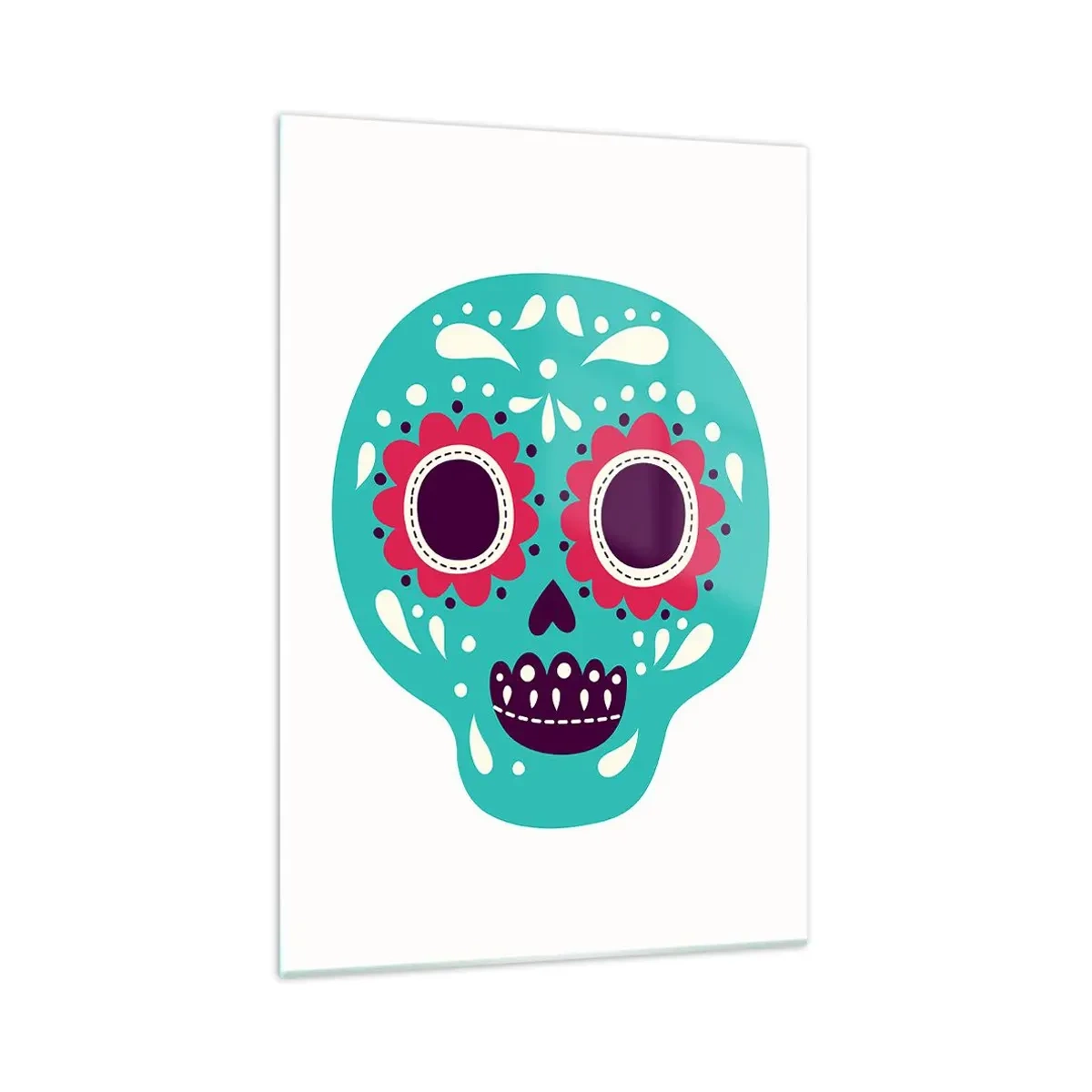 Tablou pe sticlă - Viața - distracție până la moarte - 70x100 cm