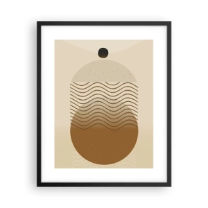Poster în ramă neagră - Despre originea figurilor geometrice - 40x50 cm