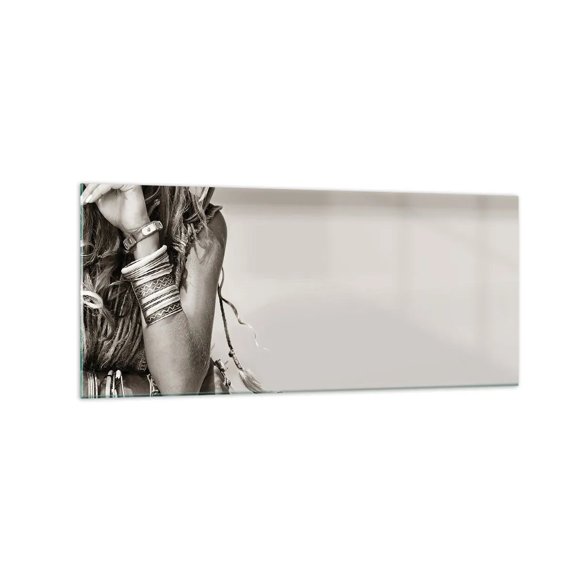 Tablou pe sticlă - Ca o fată - 120x50 cm